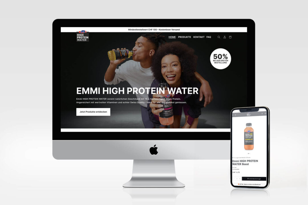 B2B Shop – protein-water.ch